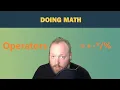 C Programming 7 Operators and Arithmetic