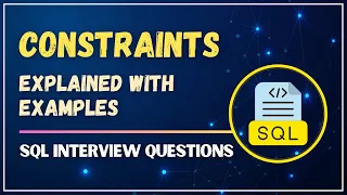 SQL Constraints Examples Different Types SQL Interview Questions Answers