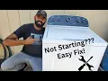How To Fix A Kenmore Washer Which Is Not Starting