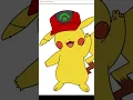 Python turtle draw Pikachu using python turtle