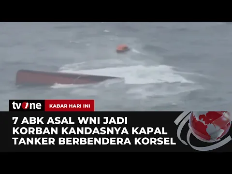 Terombang-ambing, Kapal Tanker Bendera Korsel Kandas