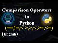 11 Comparison Operators in Python