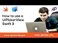 How to use a UIPickerView Swift 3 Tutorial