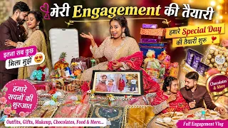 Meri Sagai Mein Sasural Walo Ne Kya Kya Diya🥰 ||Engagement gifts Itne Sare🥹 Love / Arrange Marriage😆