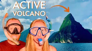 Swimming inside a VOLCANO! [Ep8 RED SEAS]