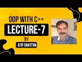 Object Oriented Programming in C Lecture-7
