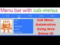 Sub Menu Automation In Web Driver IO Move To Element In webdriverio Kbtutorials