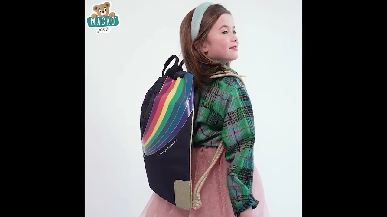 Iskolai hátizsákok - Szett nagy iskolatáska Ergomaxx Unicorn Gold Jeune Premier - 4