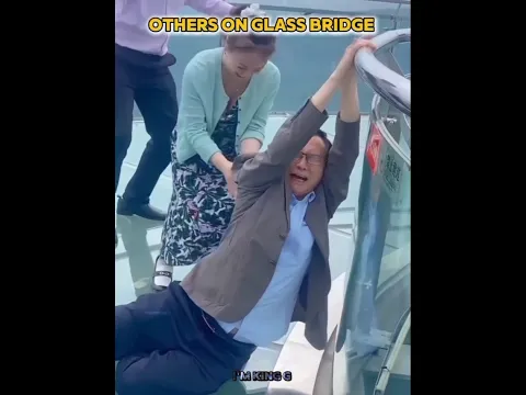 Others Crossing a Bridge π vs This Glass Bridge Experience π±