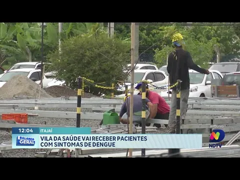 Prefeitura de Itajaí começou a montagem da Vila da Saúde