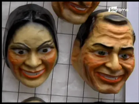 Las caretas marcan la tradición en las fiestas de fin de año