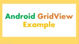 Android Simple GridView and OnItemClick
