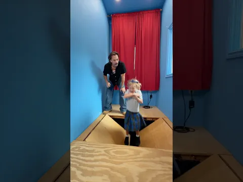 She fell thru the floor on her first day of school!
