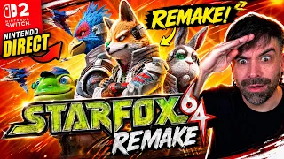 ¡POR FIN! Reaccionando al REMAKE de STAR FOX 64 (Lylat Wars) para Nintendo Switch 2