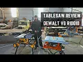 Table Saw Comparison DeWalt vs Ridgid DON T MAKE THE SAME MISTAKE I DID