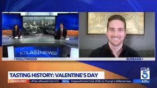 Tasting History on KTLA Valentines Day 2.12.21