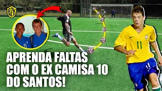 APRENDA A BATER FALTAS COM O EX-CAMISA 10 DO SANTOS COMPANHEIRO DO NEYMAR!