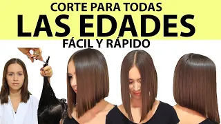 CORTE BOB QUE REJUVENECE A CUALQUIER Y RAPIDO PRACTICALO