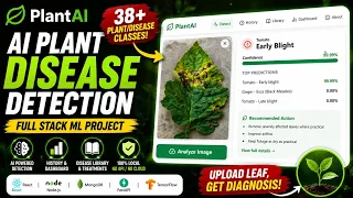 AI Plant Disease Detection System React Node js TensorFlow MongoDB Full Stack ML Project