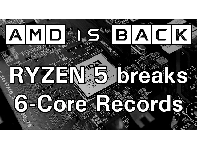 AMD is BACK! Ryzen 5 breaking 6-Core records. OC to 5905 MHz (6C/12T)
