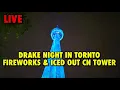 Live Drake Iceman Release Night in Toronto with Drake fireworks