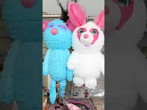 Cotton candy plush toy