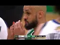 Derrick White smashed his face to blood hustling for the ball in game 5 vs Mavs