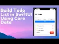 Building TodoList App in SwiftUI Using Core Data