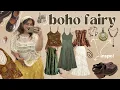Thrifting for the Boho Fairy Aesthetic realistic curvy girl thrift trip