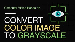03 Convert an image to grayscale using OpenCV in Python OpenCV Tutorial
