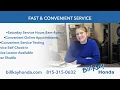 Service Center Bill Kay Honda