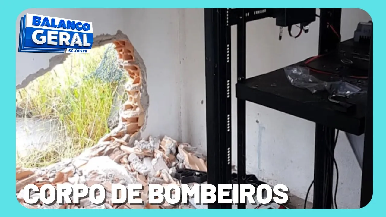 Sistema de comunicação interno do Corpo de Bombeiros é furtado em Chapecó