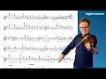 The Swan, Camille Saint-Saëns | Violin and Piano | violin sheet music | piano accompaniment