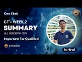 Computational Thinking - Week 2 Summary All Lectures One Shot IITM Online BS Degree