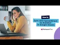 How To Sync Data from One Sheet to Another in Google Sheets