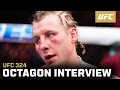 Lagu Paddy Pimblett Octagon Interview | UFC 324
