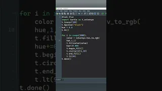 Animation design using python turtle