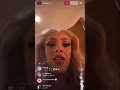 Doja Cat forget she was on instagram live 😭