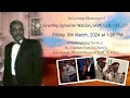 The Funeral for Mr Grantley Sylvester Watson GCM LLB LEC J P