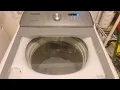Samsung washing machine WA50R5200AW lavadora full cycle with UB and UR errors