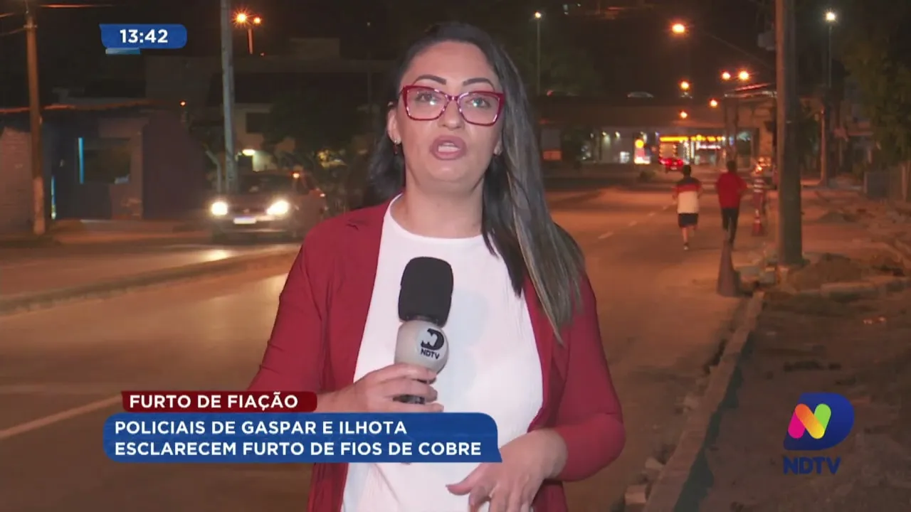 Furto de fiação: policiais de Gaspar e Ilhota esclarecem furto de fios de cobre