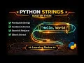 Python Strings Tutorial Learn Python Basics for Beginners