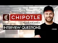 CHIPOTLE Interview Question Answers GET HIRED TOMORROW