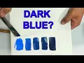 How To Make Dark Blue Paint At Home Easy From Blue and Red