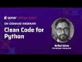 Clean Code for Python what does this mean in practice