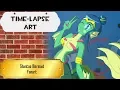 Art Time-Lapse Shantae Mermaid Fanart