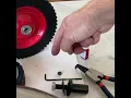 Adding upgrading wheels to Champion Generators no dolly needed