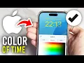 How To Change Time Color On iPhone Lock Screen - Full Guide