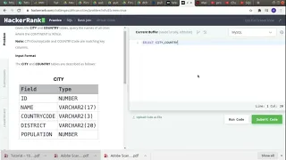 SQL HACKERRANK AFRICAN CITIES
