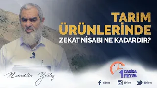 Tarım ürünlerinde zekat nisabı ne kadardır?